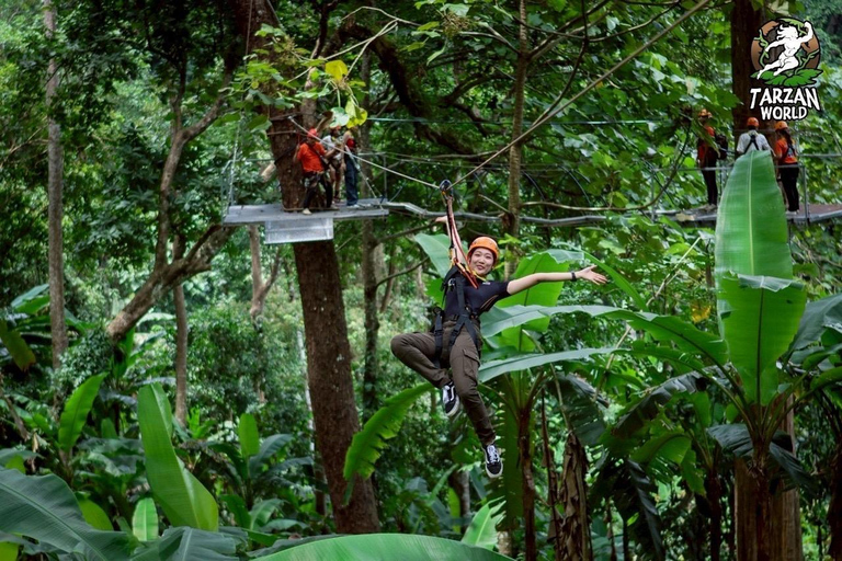 Chiang Mai: Jungle Zipline and White Water Rafting Tour