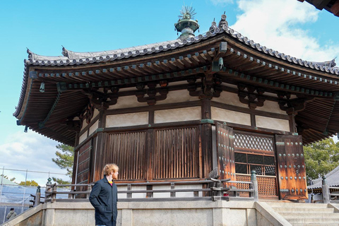 Excursión Privada de un Día a lo Más Destacado de Nara y Osaka