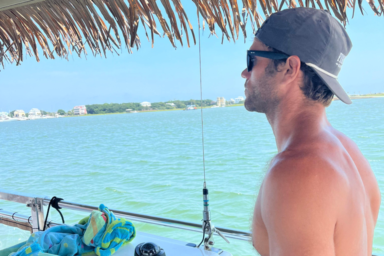 Folly Beach: Tiki Boat Cruise with BYOB Option