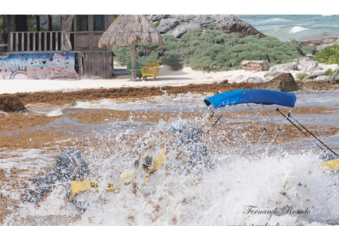 From Puerto Morelos: Lagoon k'an luum