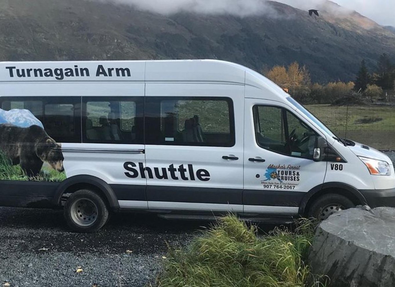 Byrundtur i Anchorage m/ vildrøget laks og rensdyrpølse