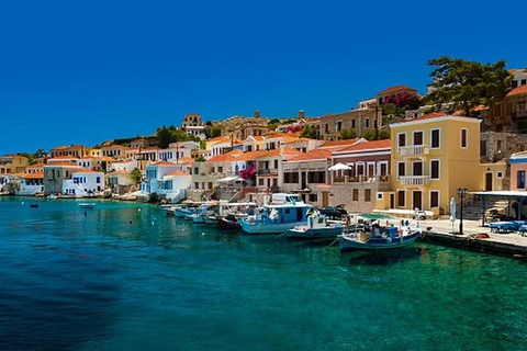 Rhodes: Cruise to Chalki Island, Alimia Bay & Dolphin Spot Rhodes: Cruise to Chalki Island & Alimia Bay & Dolphins Spot