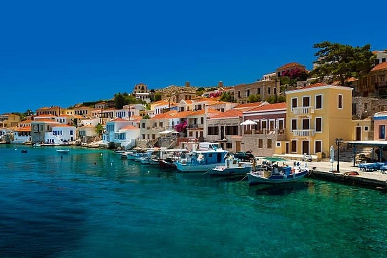 Rhodes: Cruise to Chalki Island, Alimia Bay & Dolphin Spot Rhodes: Cruise to Chalki Island & Alimia Bay & Dolphins Spot