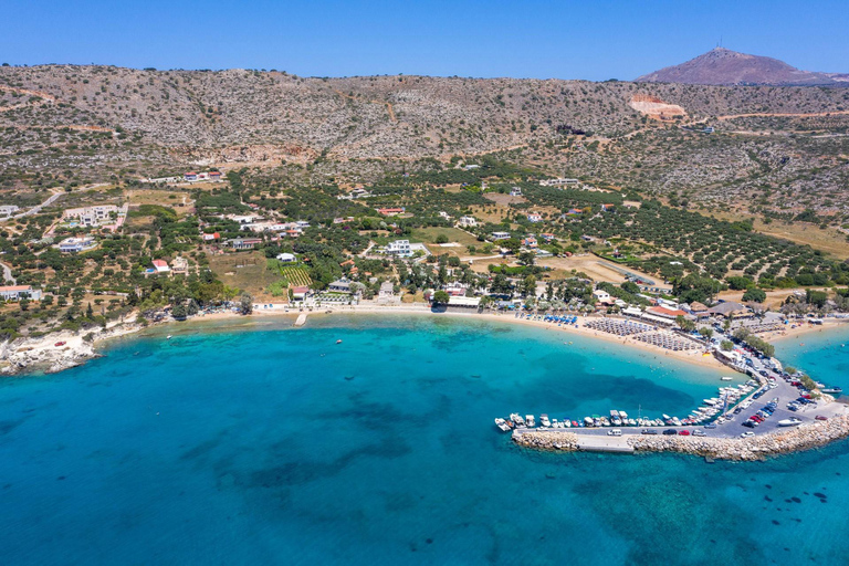 Crete: Almyrida Bay Self-Drive Boat Rental with Briefing Crete: SUNSET Almyrida Bay Self-Drive Boat Rental