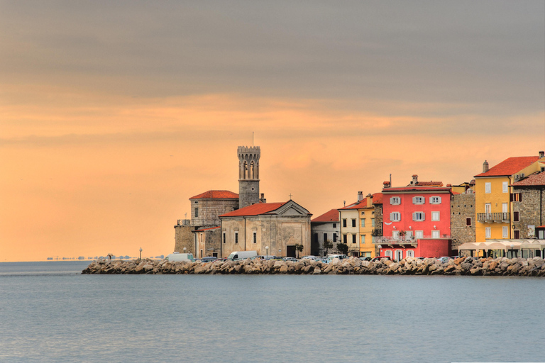 Vanuit Ljubljana: Piran met historische wandeltour