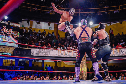 Mexico City: Lucha Libre Night with Hotel Pickup & Souvenir