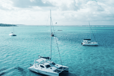 Croisière en catamaran d'une journée à l'île aux Cerfs avec déjeuner