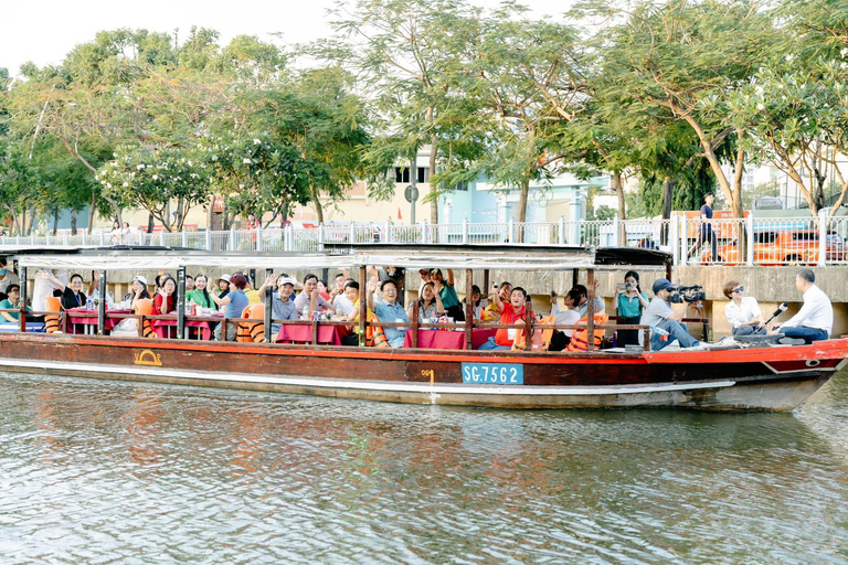 1 hour Nhieu Loc boat tour experience: A Glimpse of Saigon Releasing Fish
