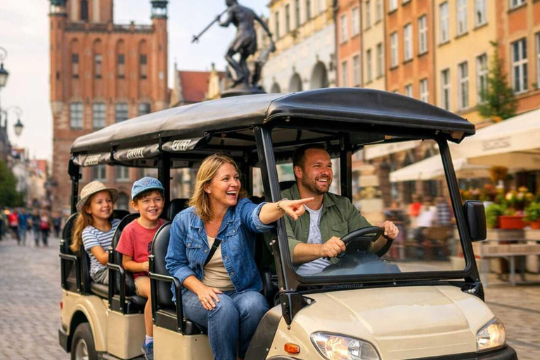 Gdansk: Hansa Electric Golf Cart City Tour with Local Guide Hansa City Tour