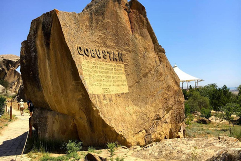 Baku: Gobustan, Mud Volcano, Fire Temple & Burning Mountain Group Tour without Entrance Fees