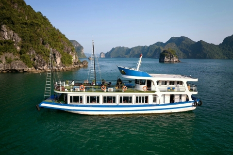 Halong day cruise experience with Lunch & Kayaking Pick up at Bai Chay Harbor