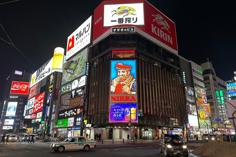 Sapporo: Susukino Night Tour with Karaoke and Games