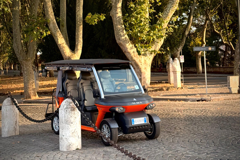 Rome Golf Cart Tour (2.5h) Small Group Rome Golf Cart Tour (2-2.5h)