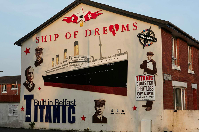 Belfast Day Tour with Peace walls, Titanic & Irish whiskey