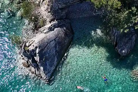 Saranda Bootstour Schildkrötenhöhle, Kakome, Gremina, Krorez Strand