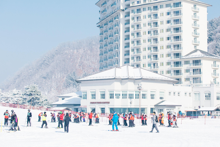 Excursão de 1 dia para esquiar no Elysian (pacote completo para esqui e snowboard)SKI_Partir da estação de Myeongdong, saída 3