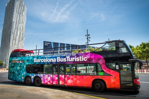 Barcelona: 24 eller 48 timmars Hop-On Hop-Off busstur