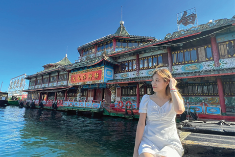 Hong Kong: Casa flotante Sampan y tour con paradas libres en Stanley