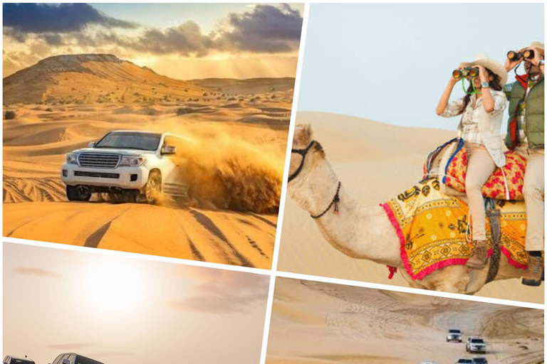 Doha Safari :ATV Quadbike, Sandboarding, Camel & Inland Sea. Shared Tour With Dune Bashing Sandboarding Inland sea