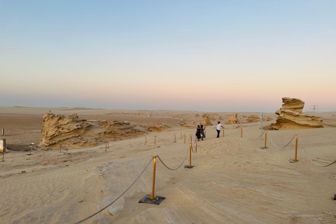 Visite des dunes fossiles d'Al Wathba et du long lac salé à Abu Dhabi