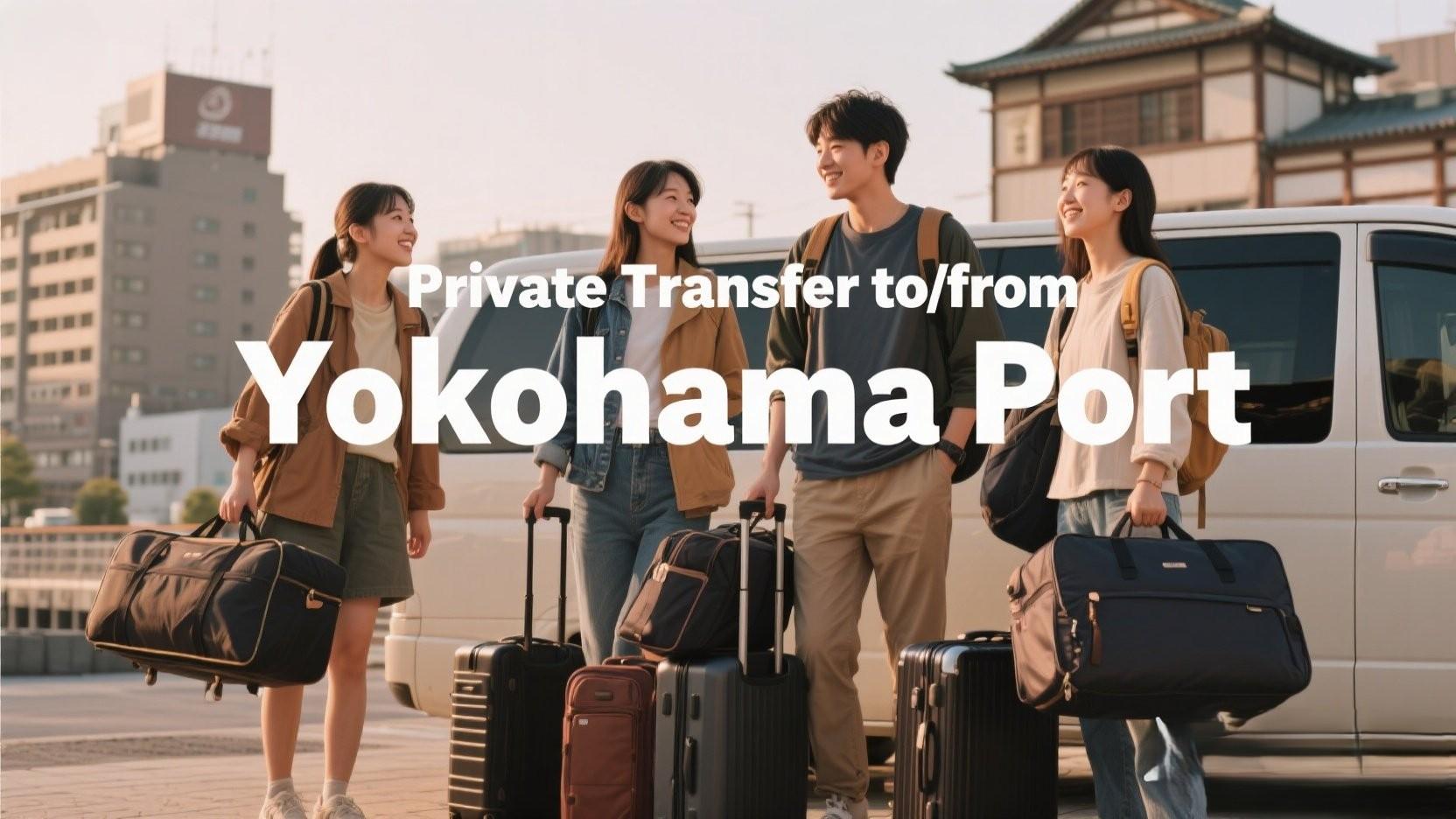 Tokio: Privater Transfer zum/vom Yokohama Hafen