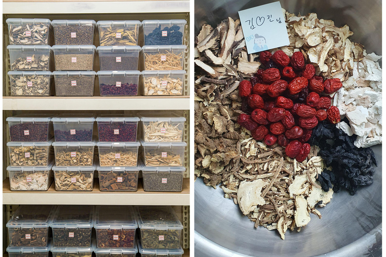 Seúl: clase de infusiones y tour de medicina coreana.Seúl: clase de té de hierbas y tour por la medicina coreana