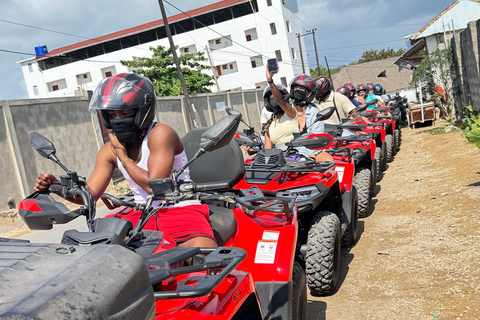 Zanzibar : Passeio em moto-quatro a partir de Kendwa ou Nungwi