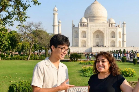 From Delhi Taj Mahal & full Day Agra Tour with 5 star lunch Ac Private Car + Tour Guide.