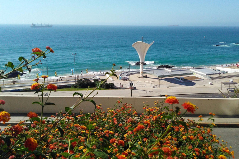Chili : excursion d&#039;une journée à Viña del Mar et Valparaíso au départ de SantiagoVisite privée en chinois