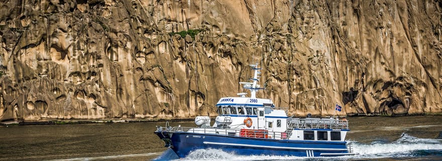 Vestmannaeyjar : Tour de l'île de Heimaey en bateau