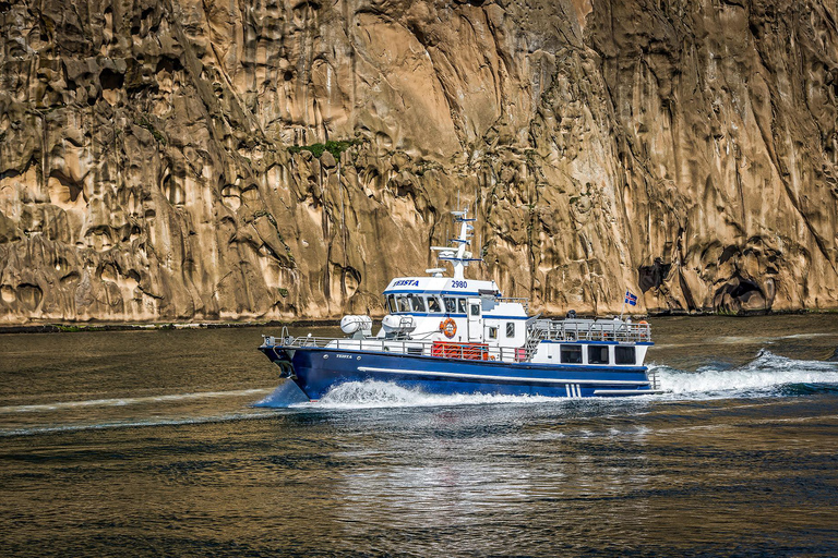Vestmannaeyjar: Heimaey Island Round Boat Tour