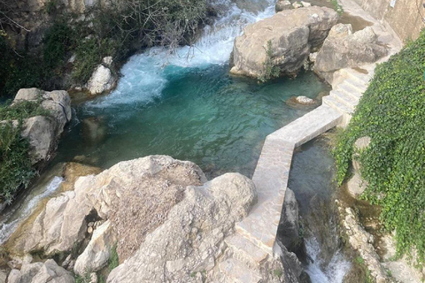 From Alicante: Algar Waterfalls&Privat Transfer&Ticket