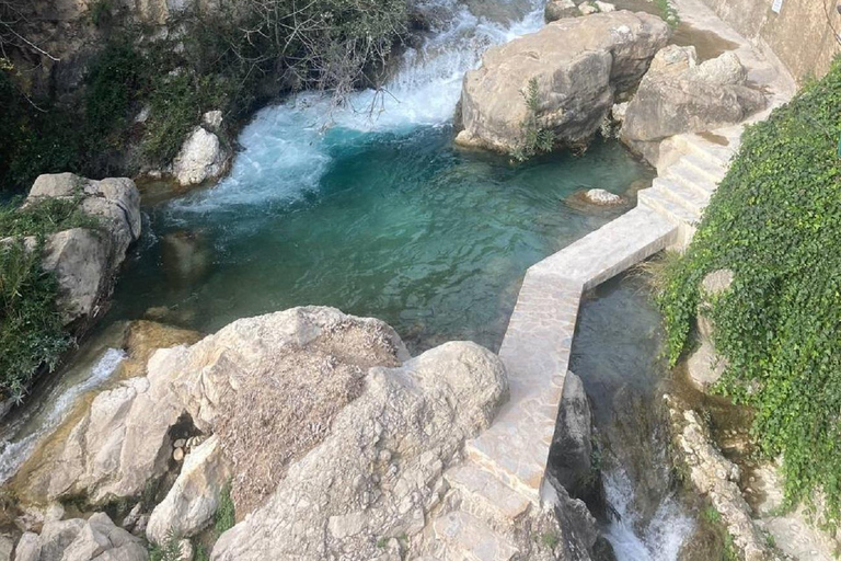 From Alicante: Algar Waterfalls&Privat Transfer&Ticket