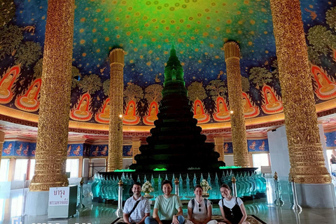 Bangkok: Private Khlong Latmayom Local Market (3 Options) Option 3 Private Klong Latmayom & Boat ride to Wat Paknam