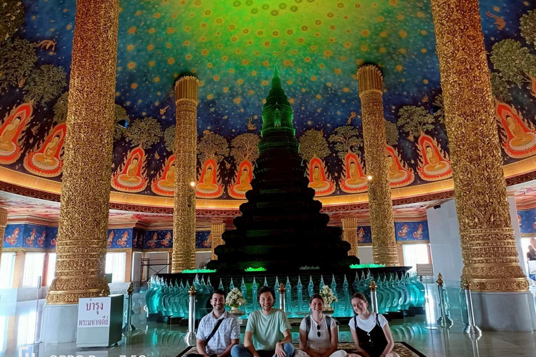 Bangkok: Private Khlong Latmayom Local Market (3 Options) Option 3 Private Klong Latmayom & Boat ride to Wat Paknam