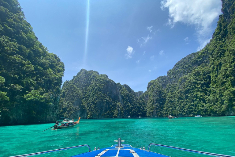 Krabi: Wycieczka łodzią motorową na wyspy Phi Phi i do zatoki Maya z lunchemWycieczka prywatna