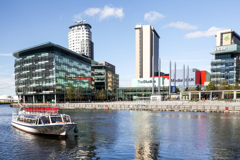 Manchester: Kanal- und FlusskreuzfahrtEinschiffung an den Salford Quays