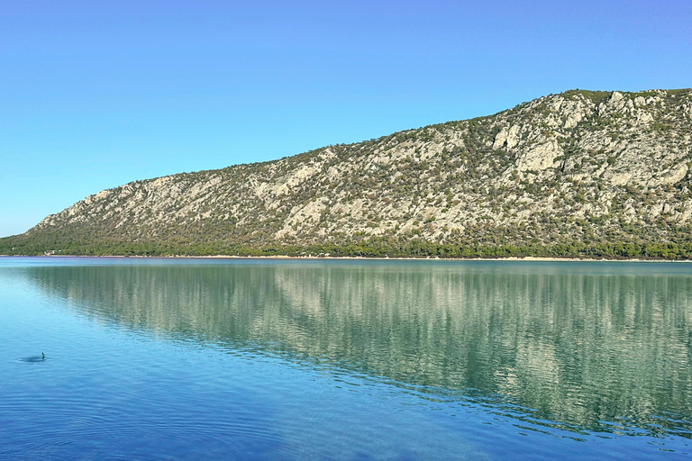 Athènes : Lac Vouliagmeni Corinthia, coucher de soleil et baignade dans l&#039;Héraion