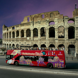 Rome: City Highlights Open-Top Bus Night Tour