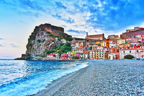 Scilla: Myth, Castello Ruffo, and the village of Chianalea Scilla: Myth, Ruffo Castle, and the village of Chianalea