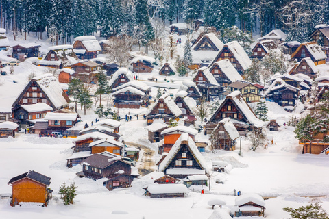 Da Osaka/Kyoto: Escursione di un giorno a Shirakawa-go, TakaYama e Kanazawa