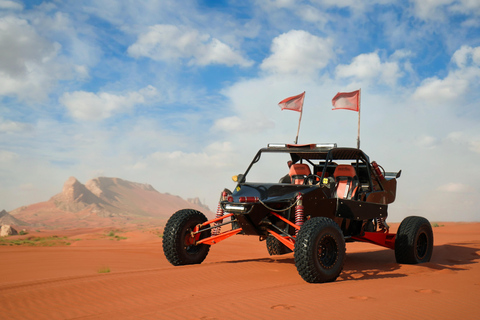 From Dubai: Zerzura Buggy Experience + Dinner in the dunes 4 Seater Desert Fox Buggy | Private dinner for 4 guests