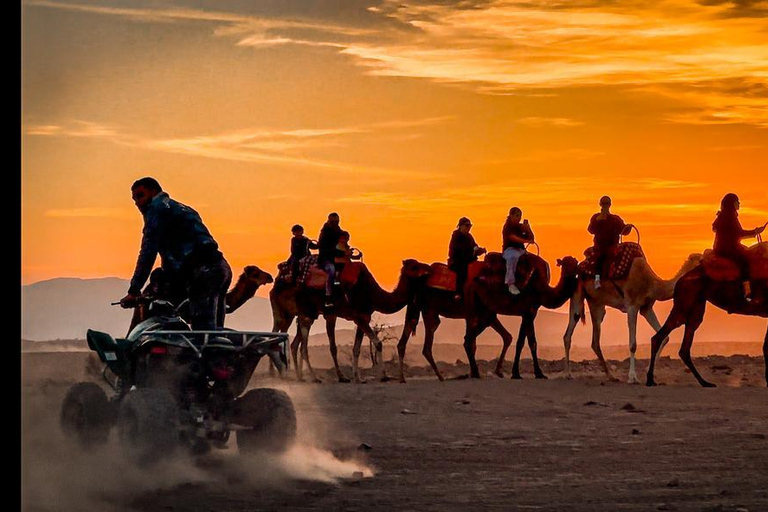 Marrakech: Agafay Wüste Quad &amp; Kamelreiten mit Dinner ShowMarrakesch: Quad- und Kamelritt in der Agafay-Wüste mit Dinner-Show