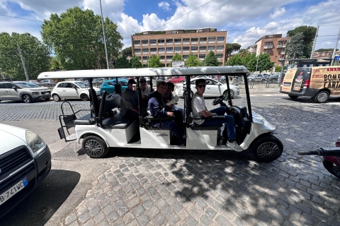 Rzym: Prywatna wycieczka krajoznawcza wózkiem golfowymWycieczka z odbiorem i dowozem do hotelu