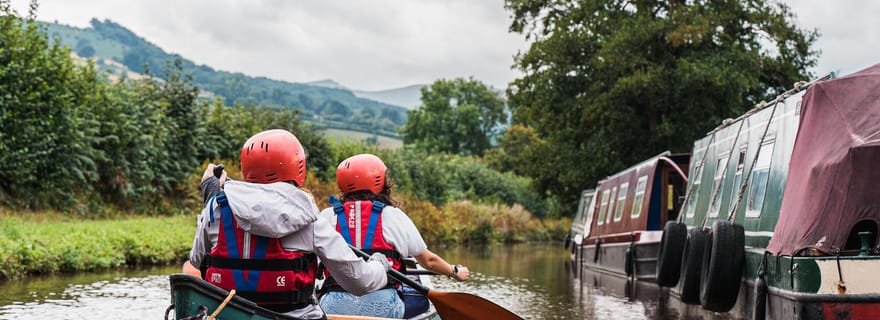 Brecon : initiation au canoë