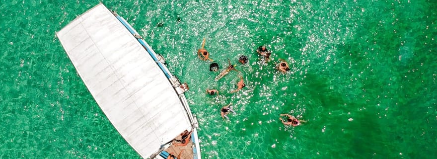 Morro de São Paulo : tour guidée en bateau des îles enchantées