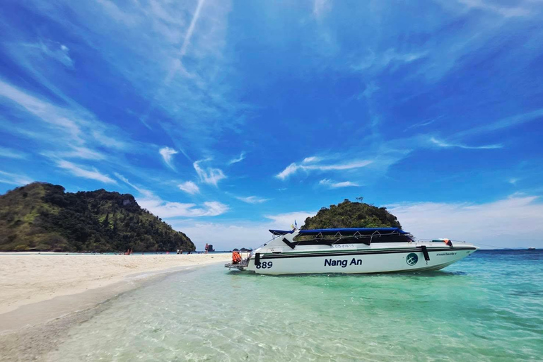 Krabi Classic 4-Island Tour with Snorkeling & Hotel Pickup Speedboat 4-Island Tour–（Excludes Post-Sun Care Spa）