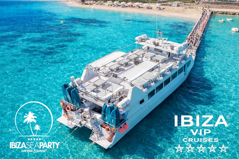 Ibiza: Formentera VIP Boat Paella, BBQ, OpenBar, DJ & Sunset BASIC TICKET with 5h Open Bar & Breakfast