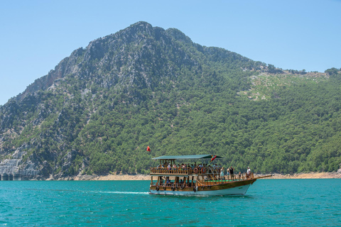 Side: Green Canyon Boat Adventure with Swimming Stops Green Canyon Boat Cruise (Meeting Point)