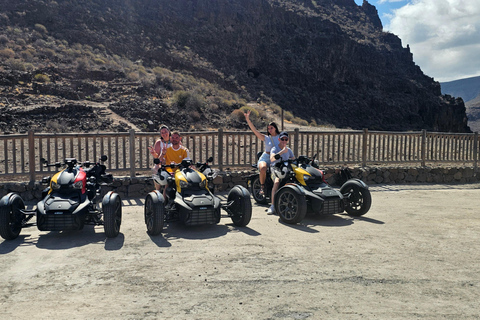 Grande Canarie : EXCURSION DE 2,5 HEURES EN RYKER À 3 ROUES - PRISE EN CHARGE ET RETOUR GRATUITSGrande Canarie : Excursion en RYKER 2,5 à 3 roues - Prise en charge gratuite